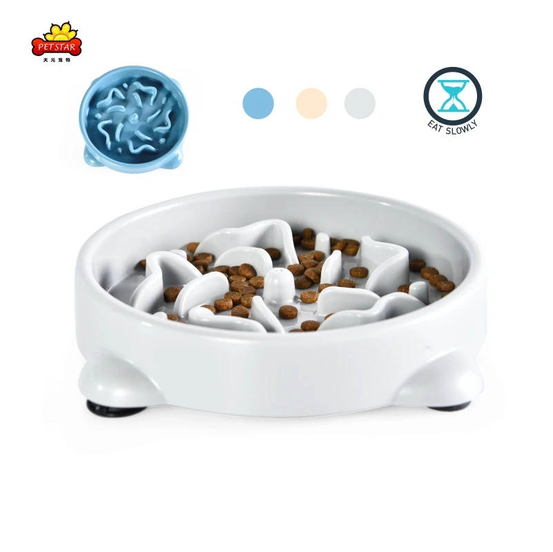 Petstar забавная моющаяся квадратная миска для медленных питомцев с защитой от удушения медленного кормления собак кормушки IQ игрушка