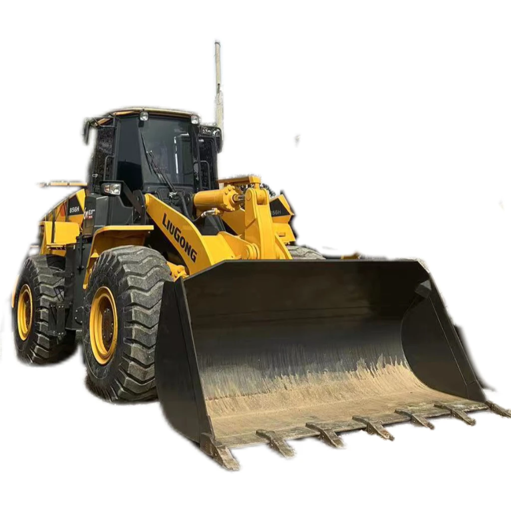 Used loader 6 ton front wheel loader FL956H, can hold 3.3Cbm barrels