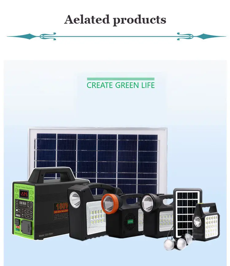 Solar Lights Off Grid Rechargeable Gd Mini Lite Dc Portable Energy Power Home Solar Lighting Kit System