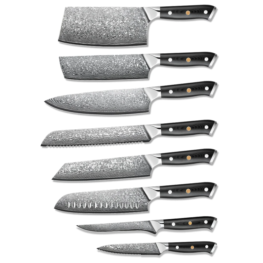 Luxury G10 Handle 67 Layers Knives Damascus Steel Knife VG10 Professional