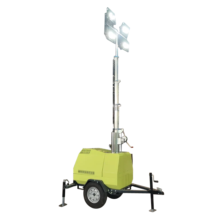 Low price SDBM  Light Tower  9M Electric Boom Lift Lighting Tower  Electric Accelerated Lifting Lamp Vehicle