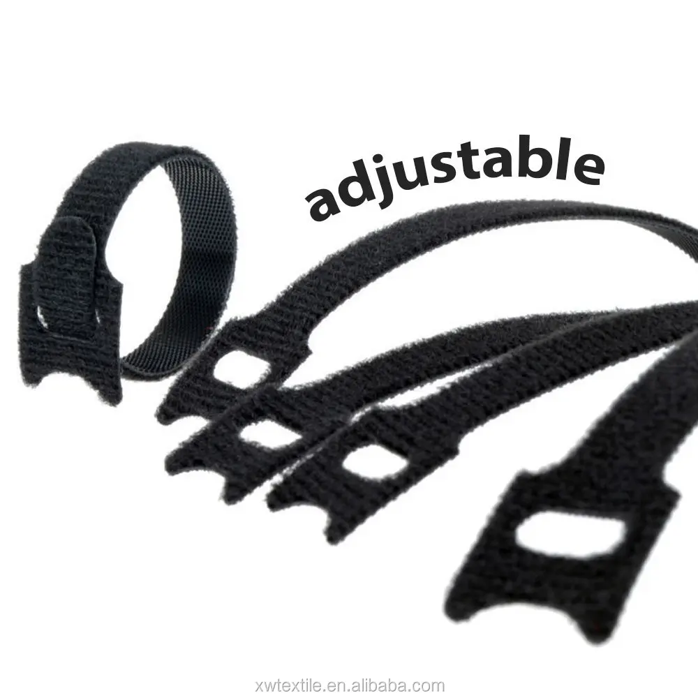 Colorful Custom Polyester Nylon Sustainable Feature and Cable Management Usage Multi-function Hook and Loop Velcroes cable Tie
