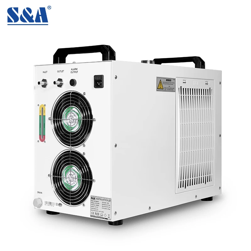 S&A CO2 Laser CW-5200 1.1/1.3HP Smart Industrial  Chiller With Highly Reliable Cooling