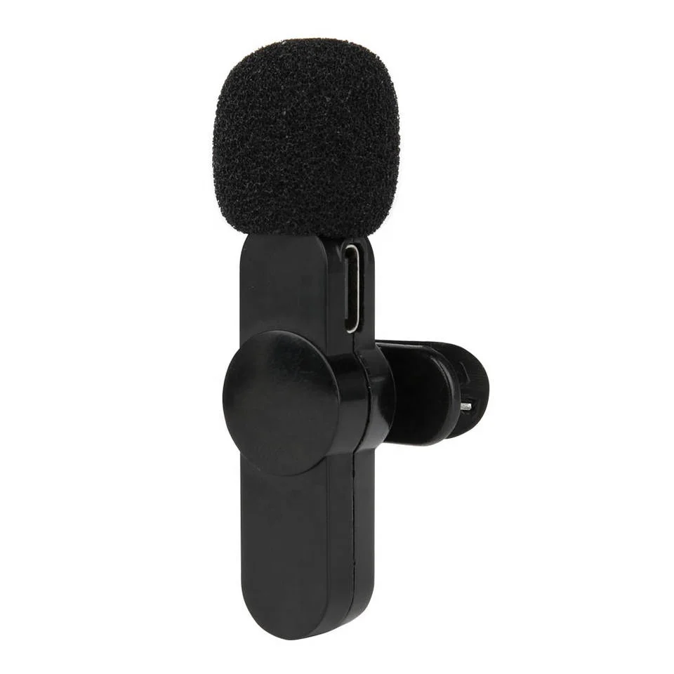 Professional Mobile Phone Karaoke Wireless Lavalier Type-C Mini Microphone For Camera