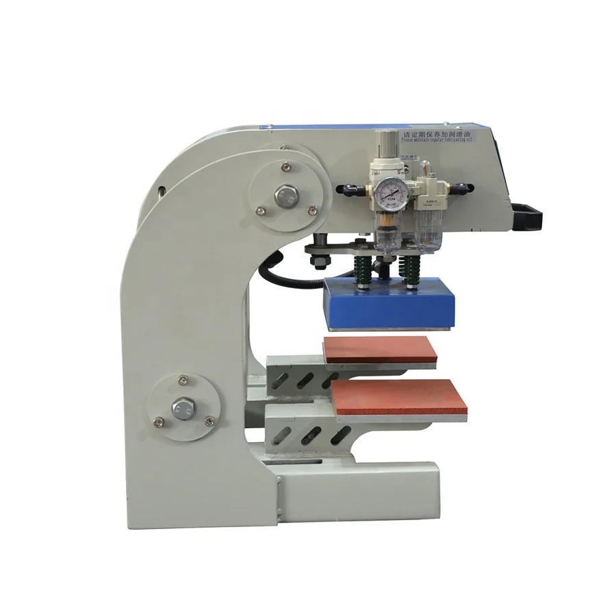 20*20 cm hot press machine Pneumatic Sublimation Semi-automatic Heat Press Machine with Double Working Station for Small Logo