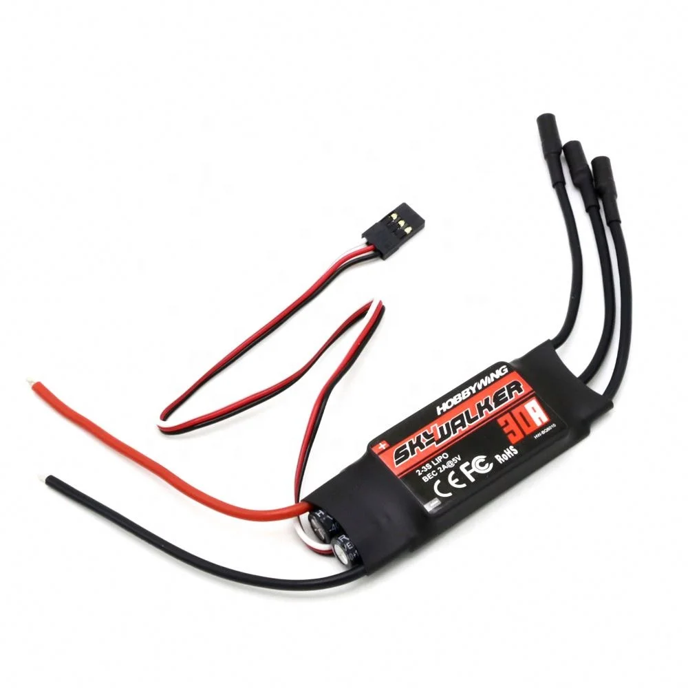 Hobbywing Skywalker 40A 50A 60A 80A 15A 20A 30A ESC Регулятор скорости с UBEC для радиоуправляемый самолет вертолет