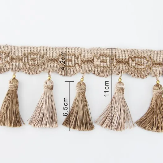 
Wholesale Fashion Curtain Decoration Tassel Trim Fringe Lace fringe 