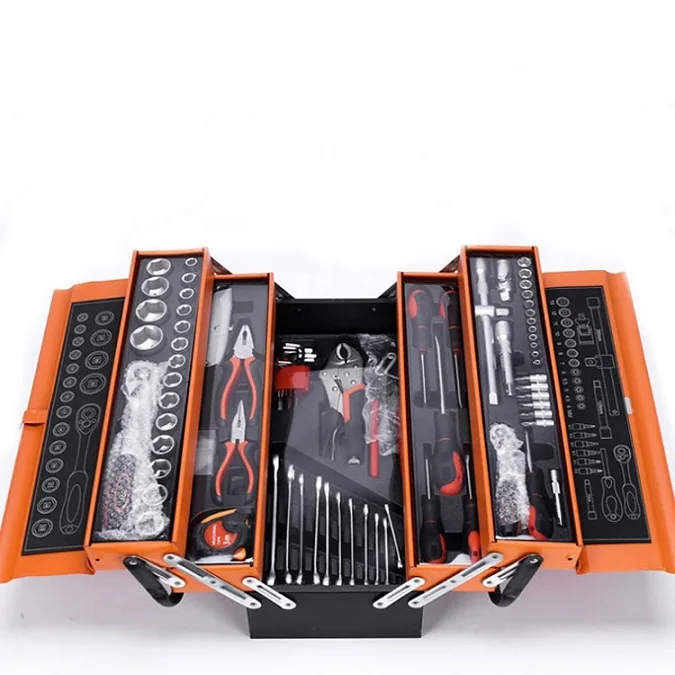 Набор торцевых инструментов Cr-V комбинированных для