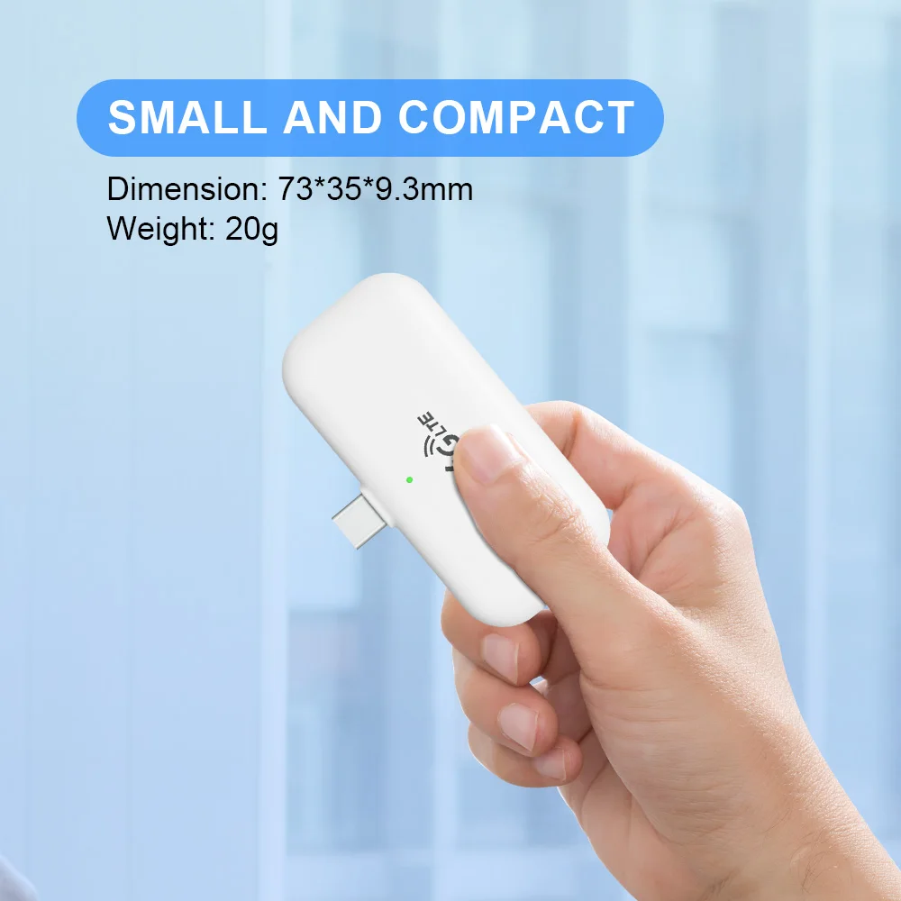 Портативный LTE Type-C модем SIM беспроводной мини-UFI Dongle WiFi Маршрутизатор