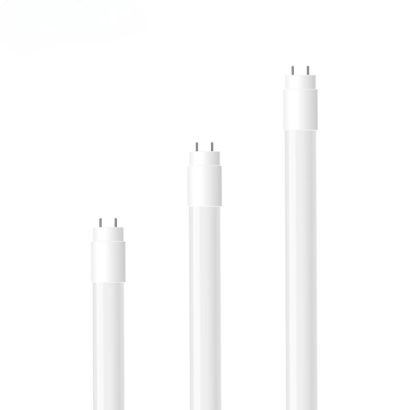China Factory T8 LED Glass Tube Light 5ft 4ft 3ft 2ft Lamp with SMD 40w 20W 18W for Office Use PC Body