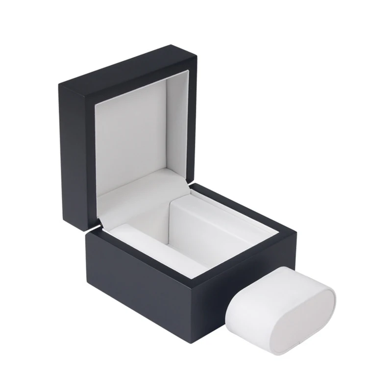 Wholesale Black Foam Insert Paper Watch Box Rigid Caraboard Gift Paper Box For Watch
