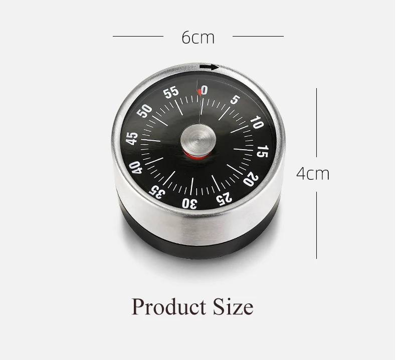Timer Metal Timer Standard 60min Countdown Household Kitchen Use Timer