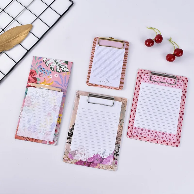 Stationery Set To Do List Sticky Note Memo Pad, Custom Notepad With Clip Board