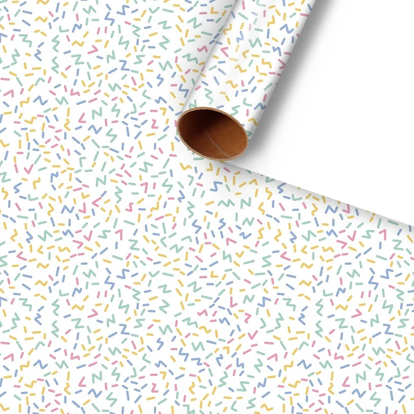 Custom New Boutique Christmas Birthday Gift Wrap Wrapping Paper Rolls