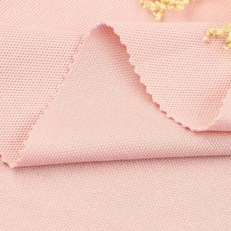 215gsm bird eyes mesh knit 100% cotton pique jersey fabric pique for men polo t shirts