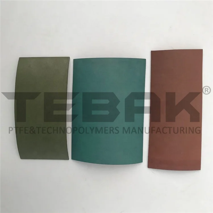Wholesale Blue color with AB glue Turcite B composed by PTFE and bronze slideway Turcite B