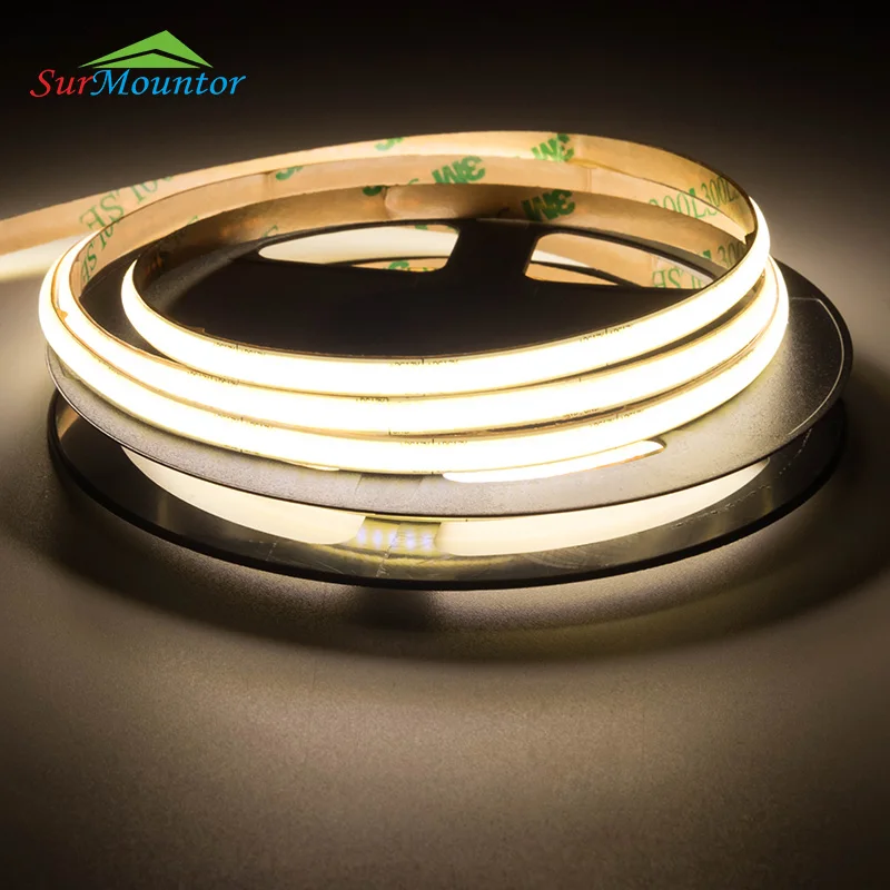 2020 New Design 512 Chip High Density No Led Dot bright Flexible COB Led Strip