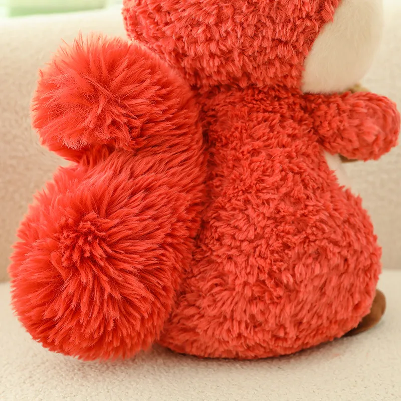 Creative Toys Squirrel Company Plush Toy Doll Cartoon Cloth Doll Appease Sitting Cute Doll Puppy Hazelnut Squirrel