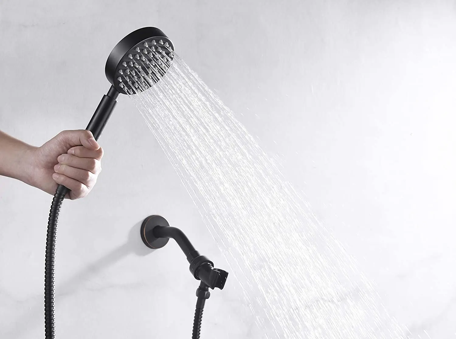 All Metal Shower Hose For Hand Held Shower Heads, Chrome Extra Long 72 Inch Cord Made With Commercial Grade Stainless Steel