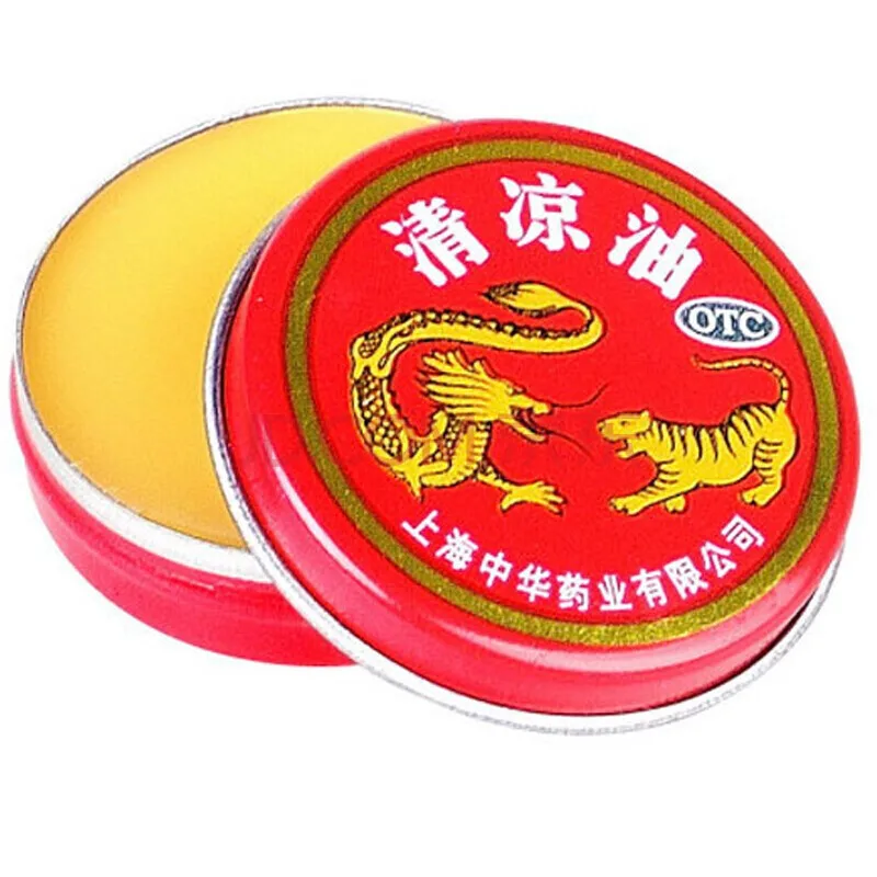 
Dragon & Tiger Brand Pure Chinese Herbal Ointment Muscle Back Neck Headache Dizziness Essential Pain Relief Plaster 