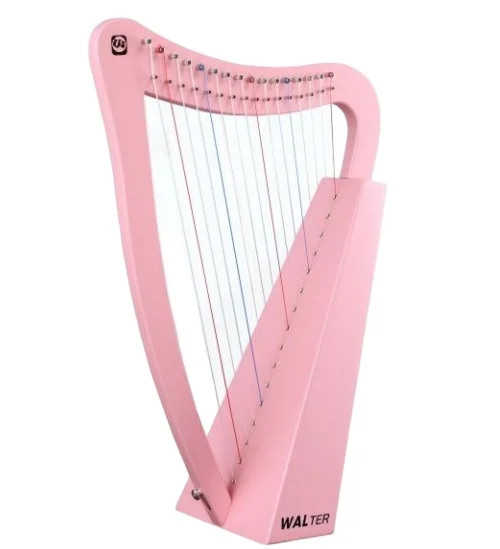 Walter solid birch wood Harp 16 String Harp 16 Tone Portable Lyre Percussion Musical Instrument Beginner Tools Harp Lyre