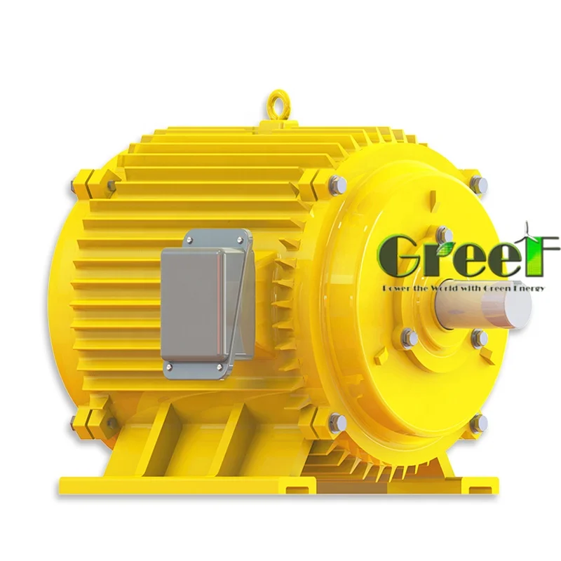 on grid 50kw 500rpm alternator 3 phase AC 50hz/60hz PMG permanent magnet synchronous permanent generator for hydro system