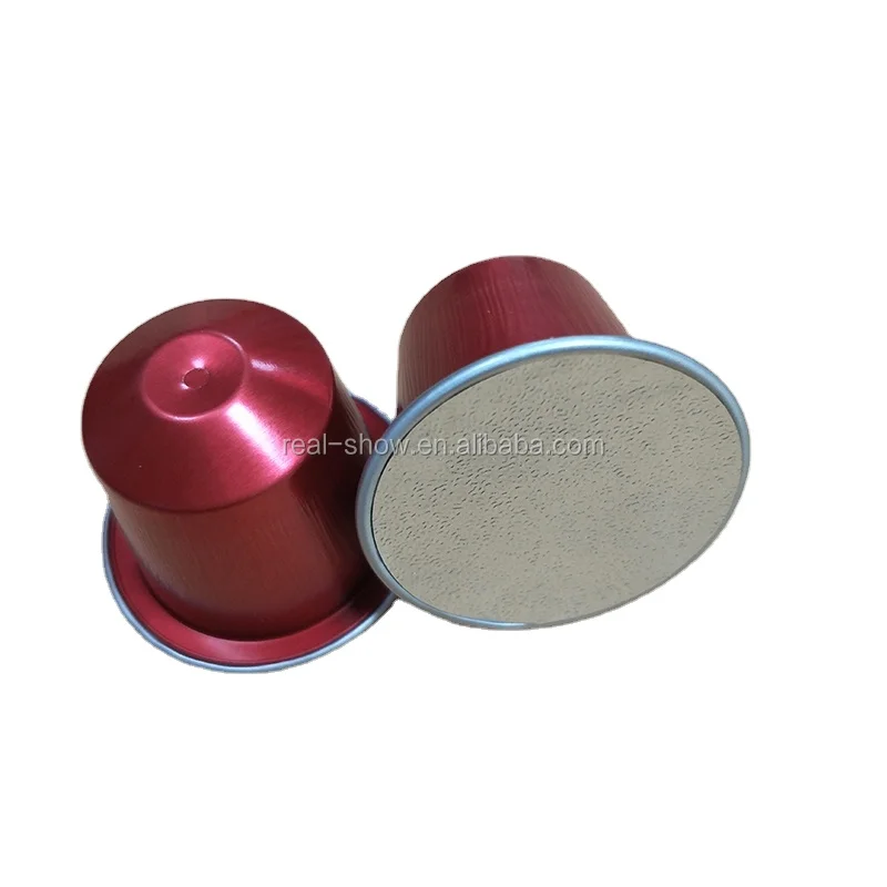 Round aluminium foil aluminium coffee capsule for Nespresso