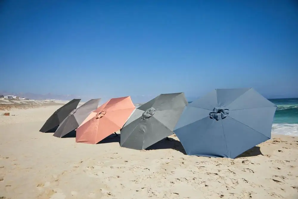 Market umbrella sun AGGER 300cm dark gray