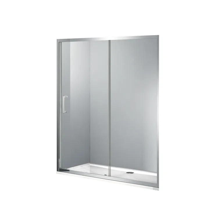 Aluminum Frame Sliding Shower Door With CE Glass GD1904