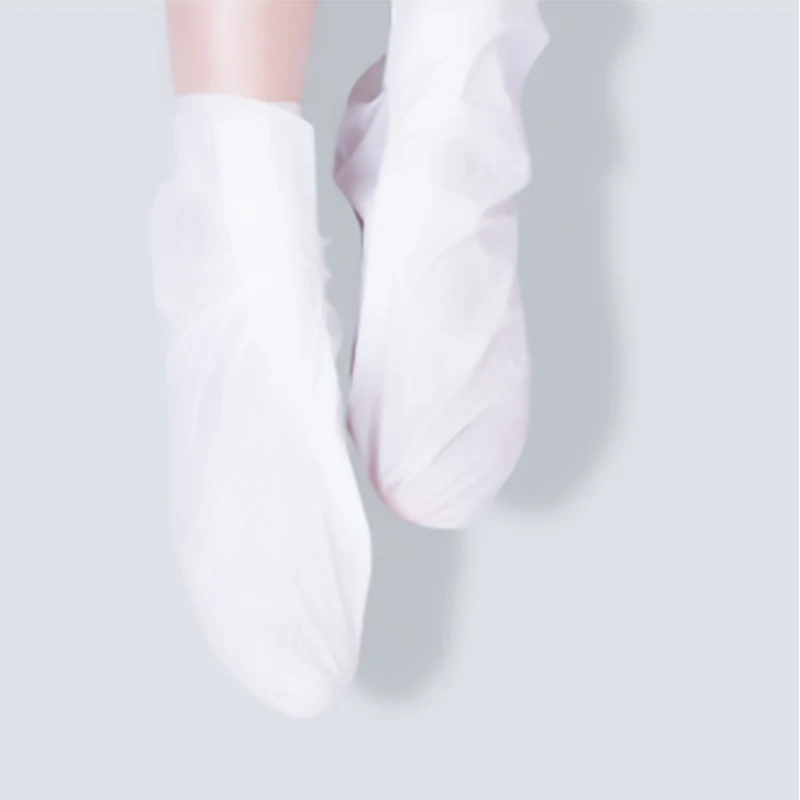 OEM milk protein moisturizing and whitening feet foot mask sock for dry and dark yellow skin