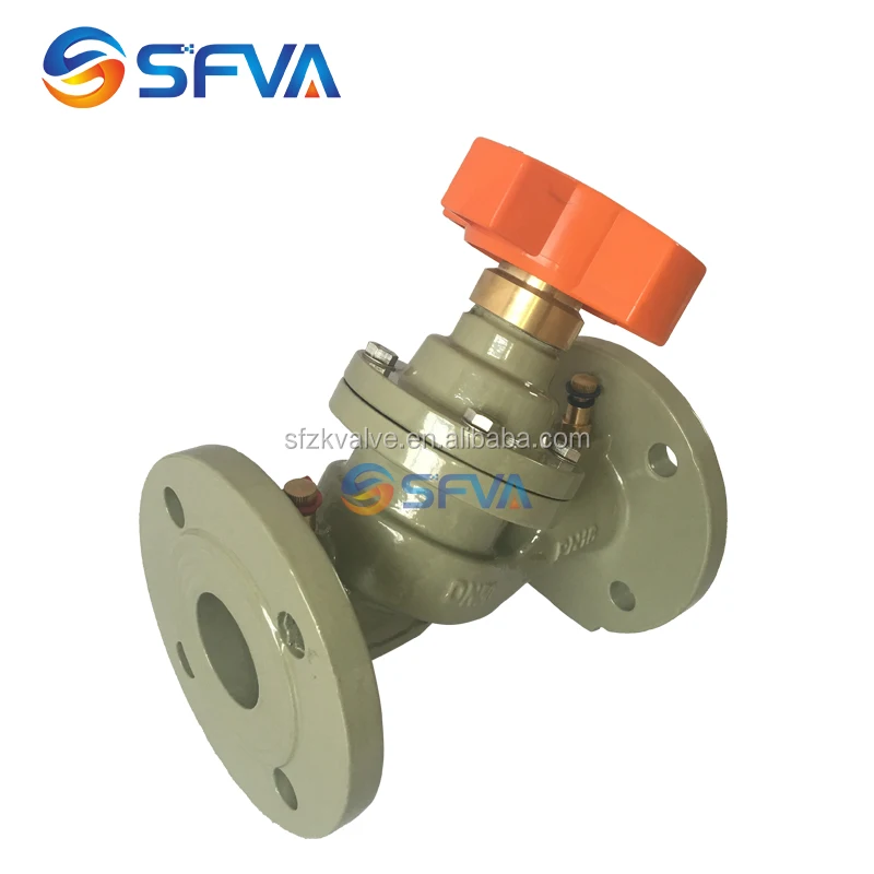 SFVA BRAND GOOD QUALITY PN16 DN100 Cast iron water static balance valve price