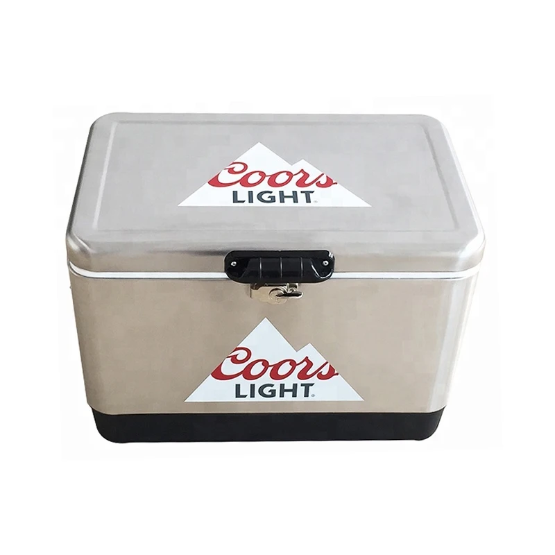 
LERIPN-JS-50L 50Liter customised powder coating camp stainless steel cooler box 
