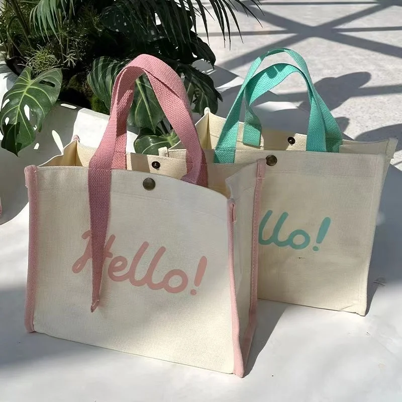 Женская Холщовая Сумка-тоут