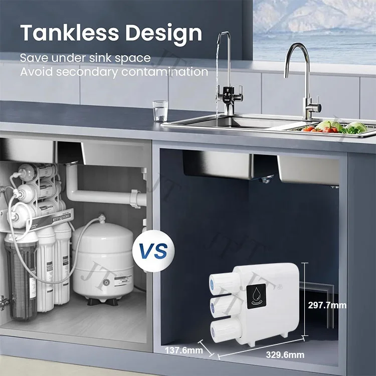 Очистка домашней кухни под раковиной фильтр для очистки воды очиститель питьевой машина