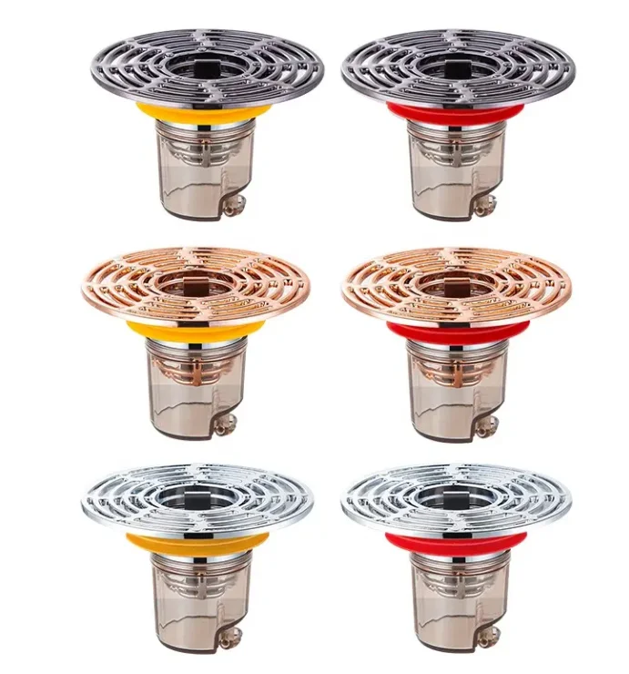 Modern White Plastic Bathroom Floor Drain Accessory Core Anti-odor Sewer Pipe Anti-Reverse Odor Drainer Opening Cover