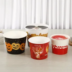 The whole family bucket fixed with lid disposable fried chicken paper bucket KFC burger lobster chicken wings bucket box