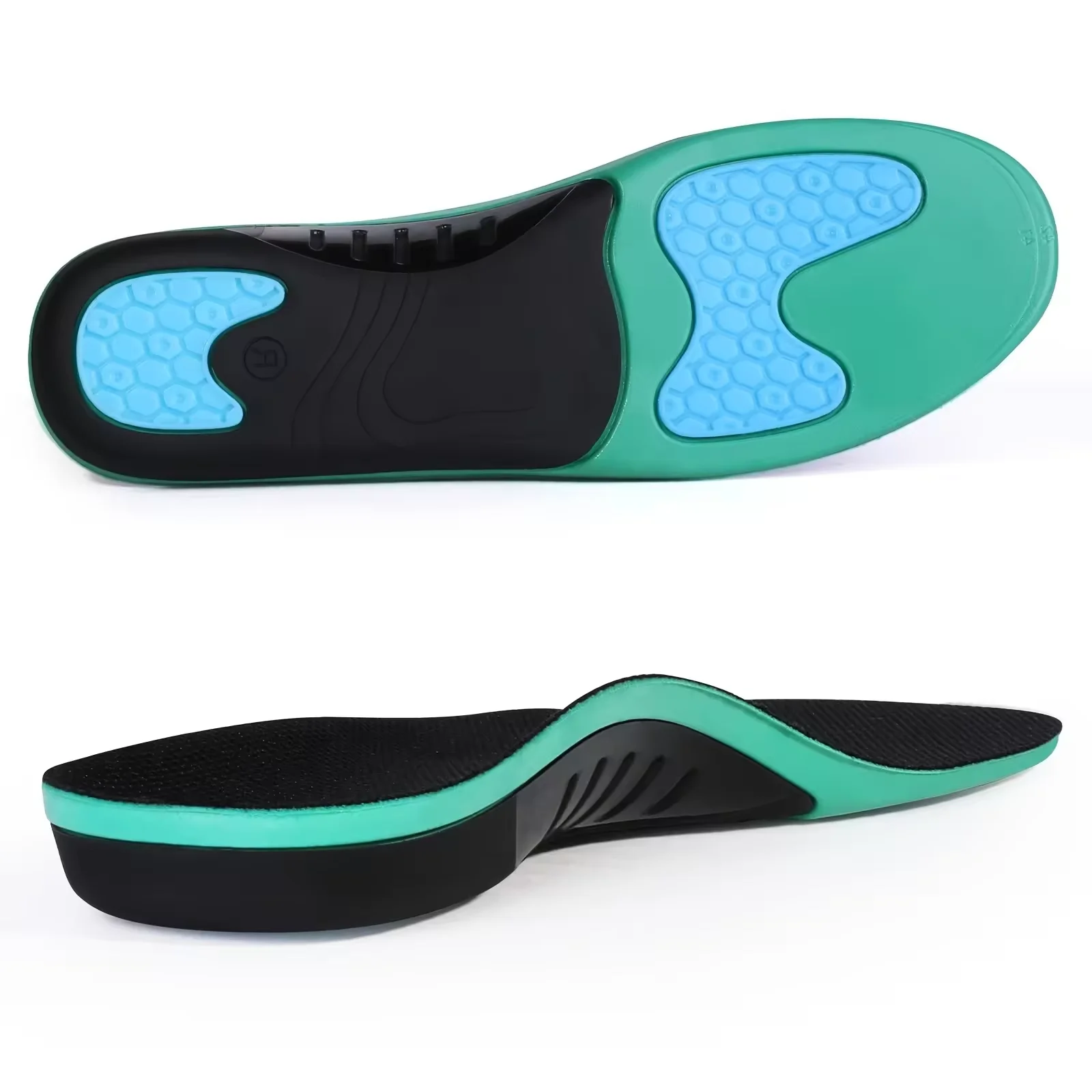 BSCI CE ISO certified Manufacturer wholesale/custom shock absorbing shoe insert athletic sport cushion foot orthotic shoe insole