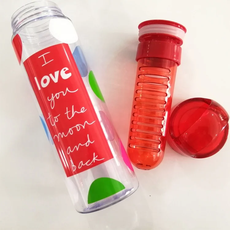 
Plastic 700 ml Infuser Water Bottle Free Samples 