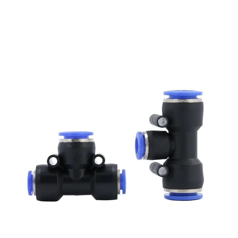 
PEG8-6 Plastic Pneumatic Parts Tee Type Quick Connectors 6mm to 8mm T Shaped Air compressor Hose Fittings 3 Ways Pipe Coupler 