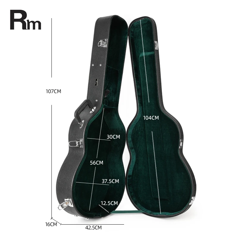 High Quality 39 Classical Guitar Case Shockproof Guitar Hard Case Convenient Instrument Bags&Cases