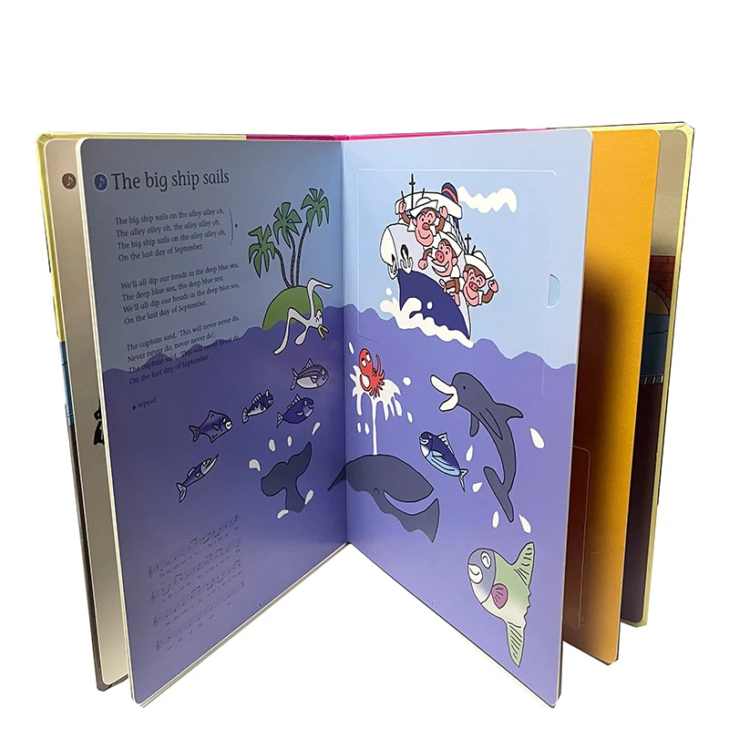 High-quality Hardcover Children Book Printing Pop Up Book Baby English 3d Books Cardboard Print Publishing