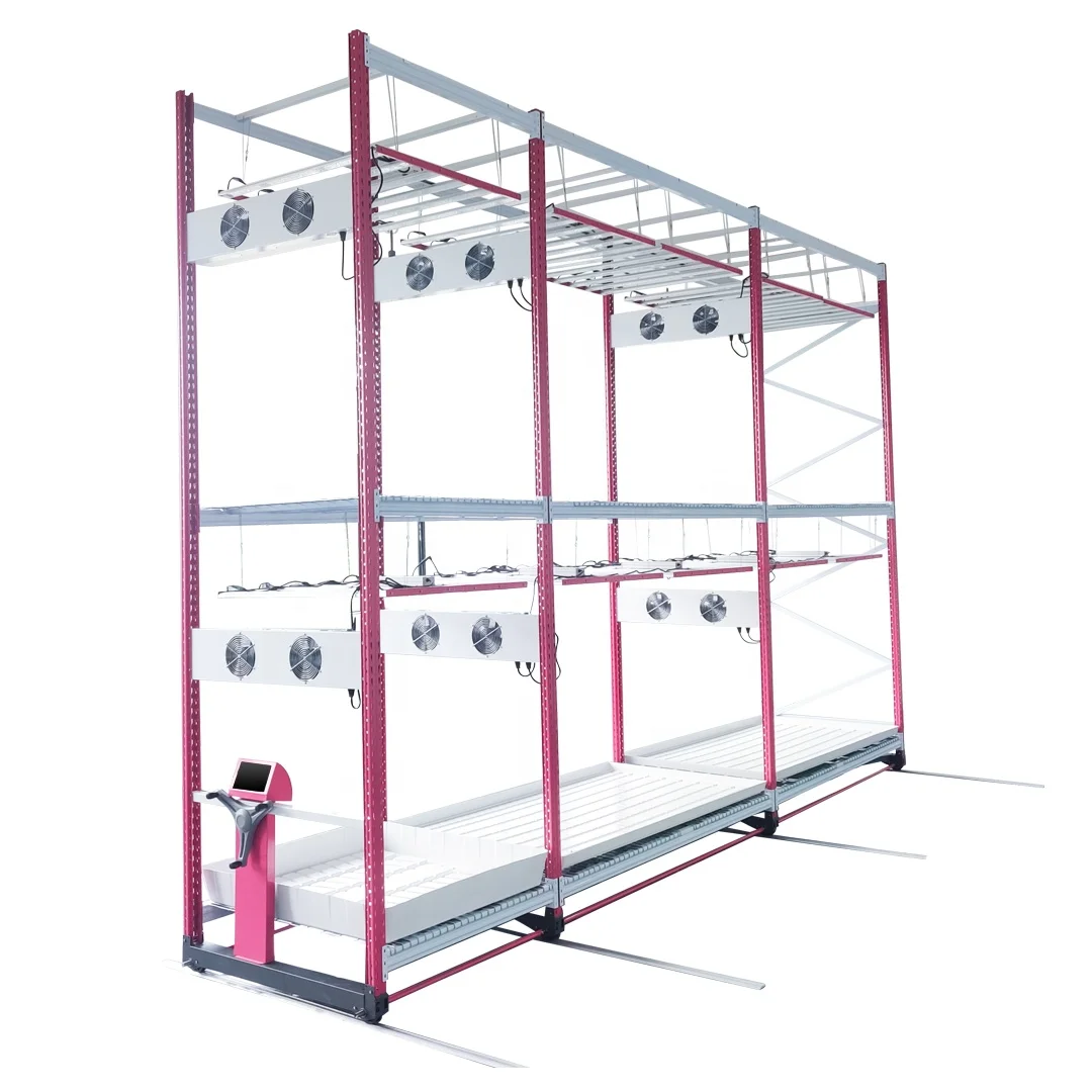 Smart Farm Hydroponic Plants Rack Indoor Vertical Growing System