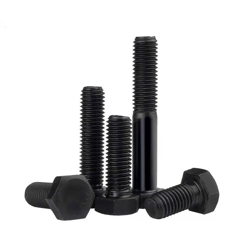 Din 931 Din 933 M8 Hexagon Head Bolt Grade 4.8/ 8.8/ 10.9/ 12.9 Half Thread Hex Bolt And Nut