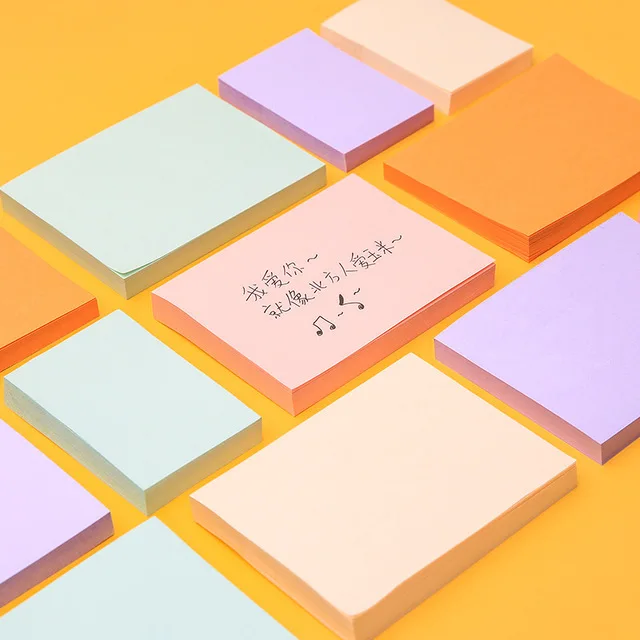 
Korean girl ins creative trending sticky notes strong stickiness for students note sticker sticky note message-leaving stickers 