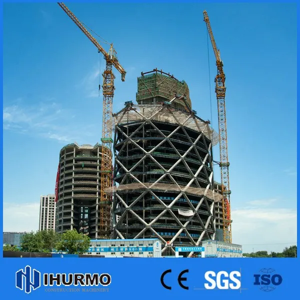Luffing-jib Tower Crane D4015-6 new tower crane level luffing crane