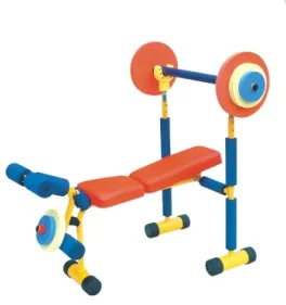 Children weight bench fitness gym equipment for kids