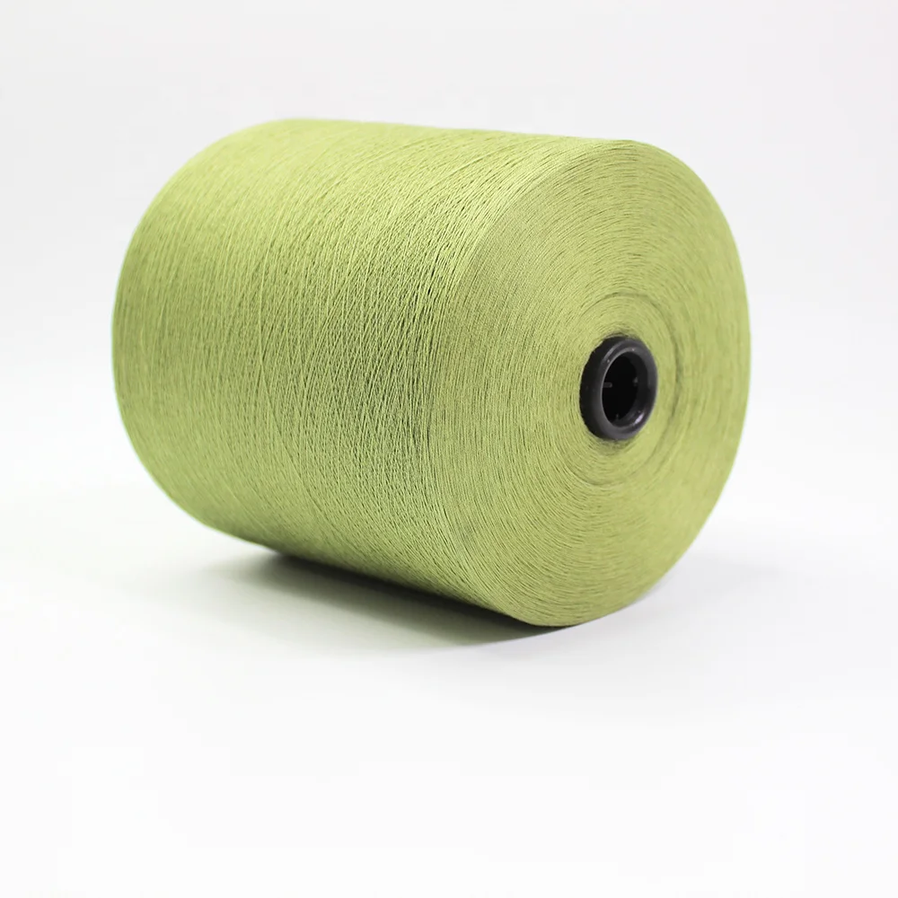2/86Nm 50% cotton 20% modal 15% silkworm Pupa Protein 15% acrylic T shirt wool dyed knitting crochet melange fancy blended yarn
