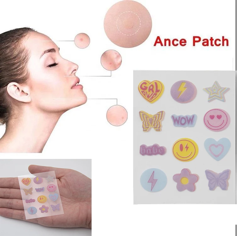 Microcone Needle Acne Patch Wholesale Private Label Natural Organic Brighten Cleansing Peel Off Rose Face