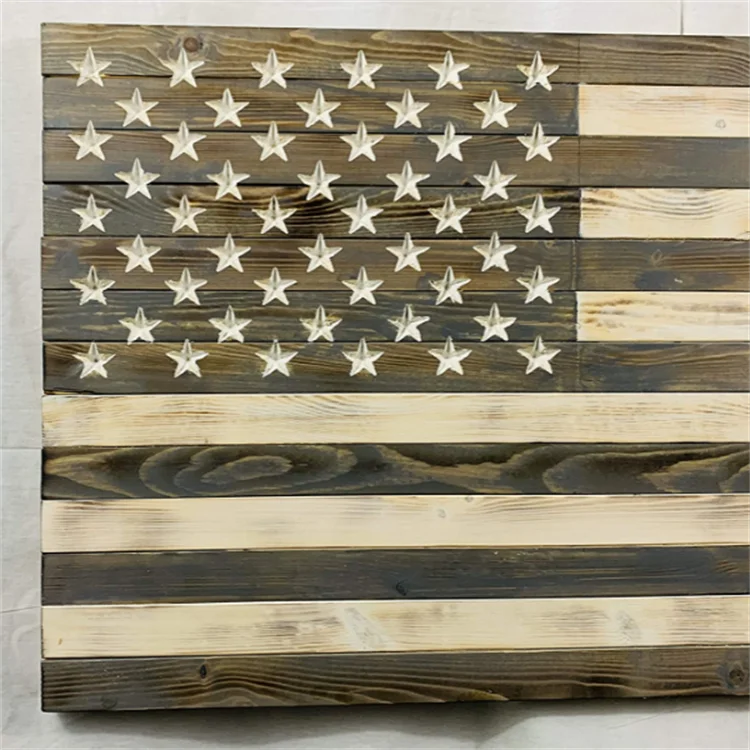 Wood American Flag Full Size Barnwood Rustic Barn Wood wall art decor