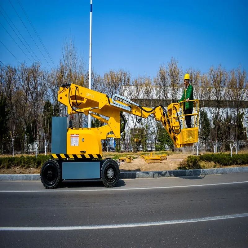 Big promotion hydraulic electric self propelled boom lift for outdoor events